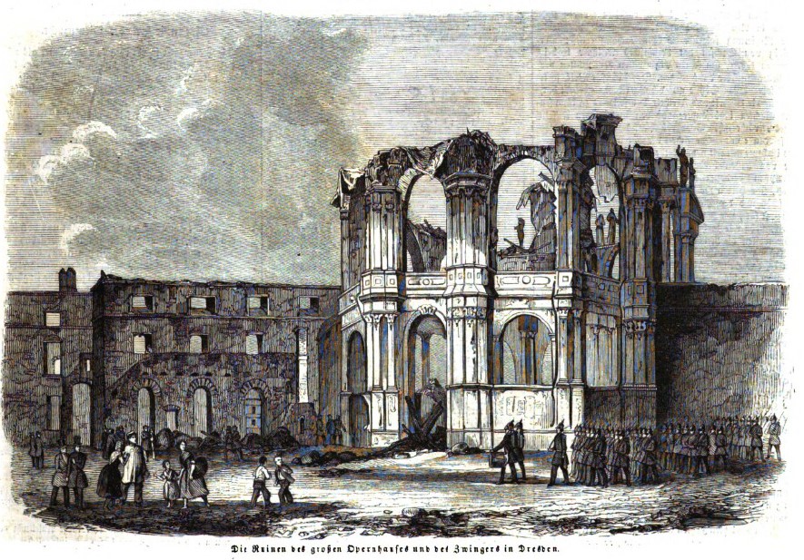 1849 Zwinger in Dresden
